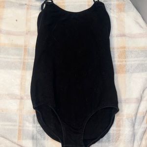 black leotard